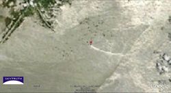 Oil slick coming from the 